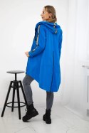 Bluza z suwakiem z tyłu jeans  