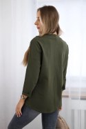 Bluzka z grafiką American Girl khaki S/M - L/XL  