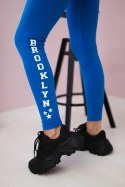Spodnie leginsy Brooklyn chabrowe  