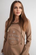 Sukienka Brooklyn camelowa  