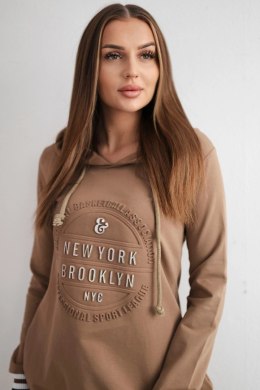 Sukienka Brooklyn camelowa  