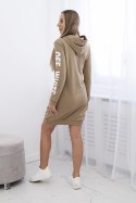Sukienka Off White camelowa  