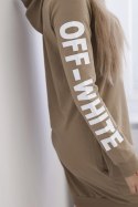Sukienka Off White camelowa  