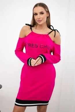 Sukienka Tres Chic fuksja  