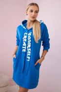 Sukienka z kapturem Oversize jeans  