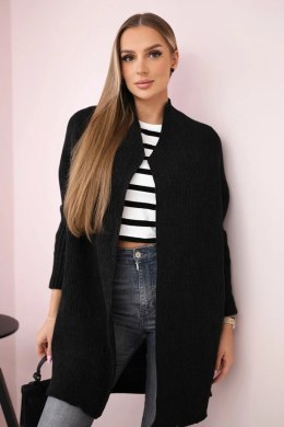 Sweter z rękawami typu nietoperz grafitowy  
