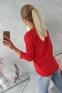 Bluzka z nadrukiem Original czerwona  