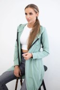 Bluza sukienkowa z kapturem ciemny miętowy  