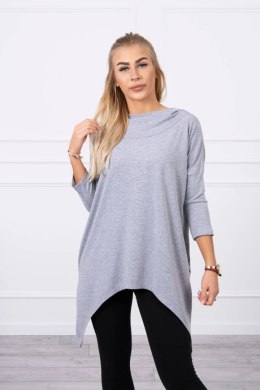 Bluza z nadrukiem roweru szara  