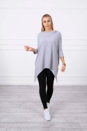 Bluza z nadrukiem roweru szara  