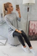 Bluza z nadrukiem roweru szara  