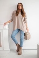 Bluzka oversize ciemny beżowy  