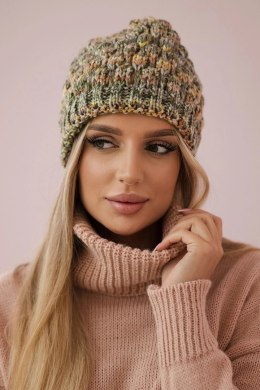 Czapka K156 khaki + żółty  