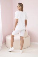 Komplet top+legginsy biały  
