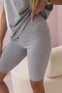 Komplet top+legginsy szary  