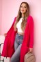 Bluza Narzutka z kapturem oversize fuksja  
