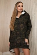 Sukienka moro khaki+zielony  