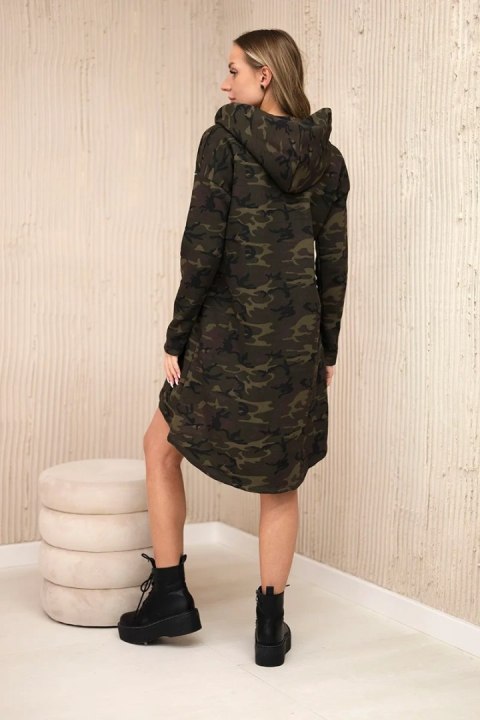 Sukienka moro khaki+zielony Sukienka moro khaki+zielony
