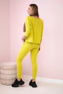 Komplet z nadrukiem Queen kiwi  