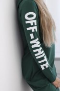 Sukienka Off White ciemny zielony  