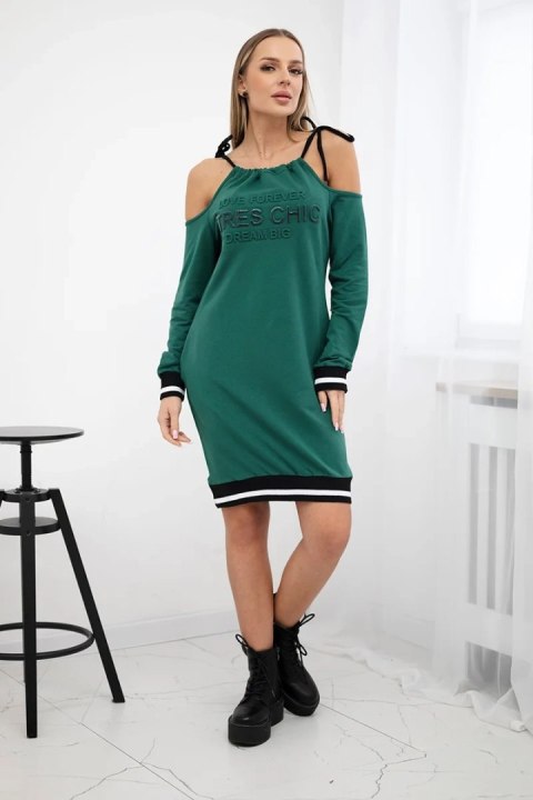 Sukienka Tres Chic zielona  