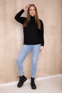 Sweter z półgolfem czarny  