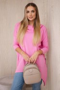 Bluza z nadrukiem roweru jasno różowa  