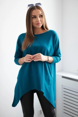 Bluzka oversize morska  