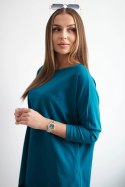 Bluzka oversize morska  