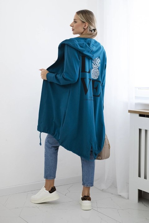 Bluza Narzutka z nadrukiem morska Bluza Narzutka z nadrukiem morska