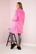 Sweter z rękawami typu nietoperz jasno różowy  