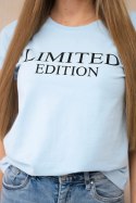 Bluzka Limited edition błękitny+czarny  