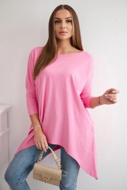 Bluzka oversize jasno różowa  