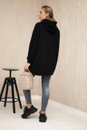 Bluza ocieplana z napami czarna  