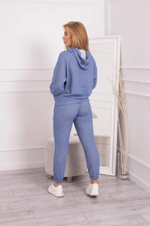 Komplet dresowy z kapturem jeansowy Komplet dresowy z kapturem jeansowy
