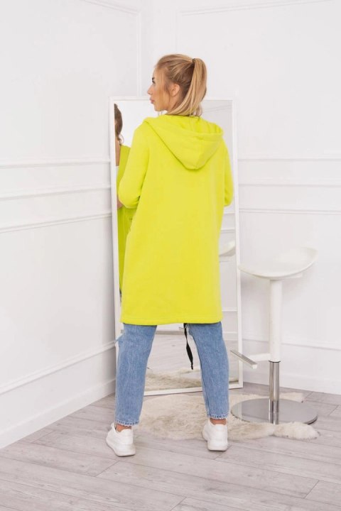 Bluza Narzutka ocieplana z kapturem pistacjowa Bluza Narzutka ocieplana z kapturem pistacjowa