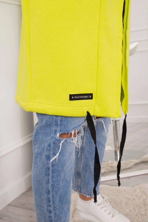 Bluza Narzutka ocieplana z kapturem pistacjowa Bluza Narzutka ocieplana z kapturem pistacjowa