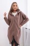 Bluza ocieplana długa mocca  