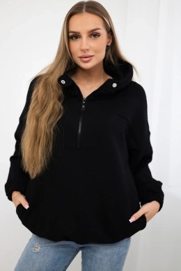 Bluza z kapturem czarna  
