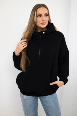 Bluza z kapturem czarna  