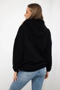 Bluza z kapturem czarna  