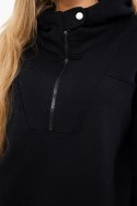 Bluza z kapturem czarna  