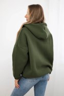 Bluza z kapturem khaki  