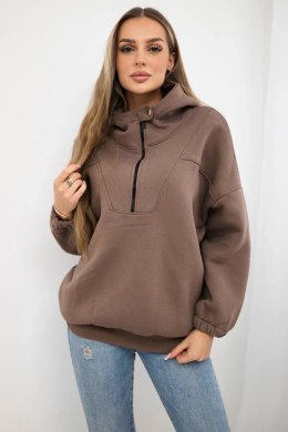 Bluza z kapturem mocca  