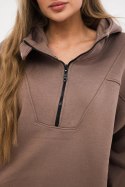 Bluza z kapturem mocca  