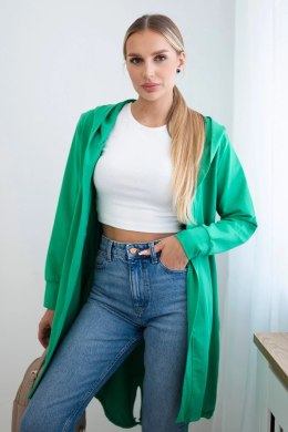 Bluza Narzutka z nadrukiem jasno zielona  