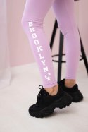 Spodnie leginsy Brooklyn jasny fioletowy  