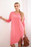 Sukienka oversize malinowa  