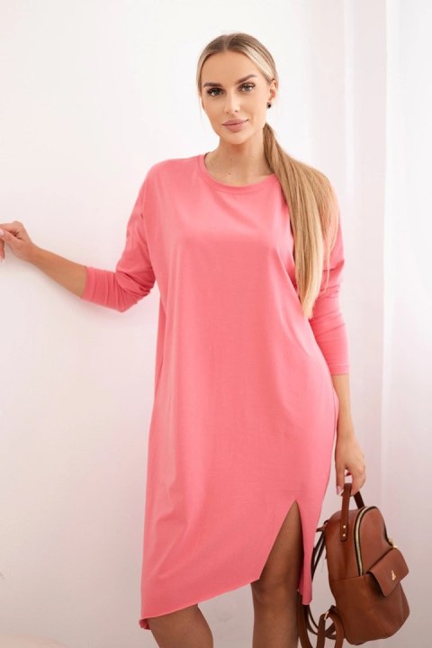 Sukienka oversize malinowa  
