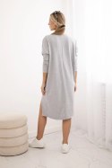 Sukienka oversize szara  